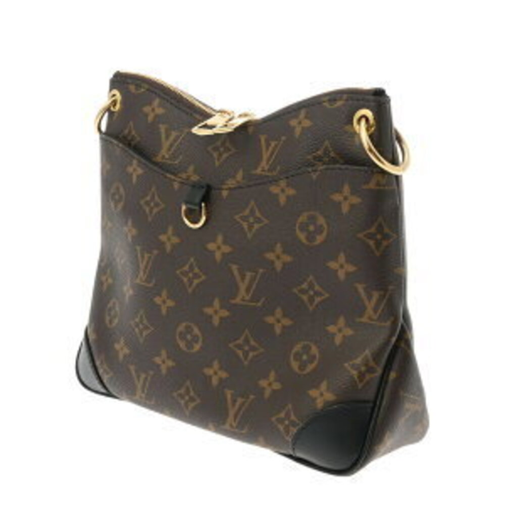 Louis Vuitton Monogram Odeon NM Noir Black Canvas Shoulder Bag - Picture 2 of 7
